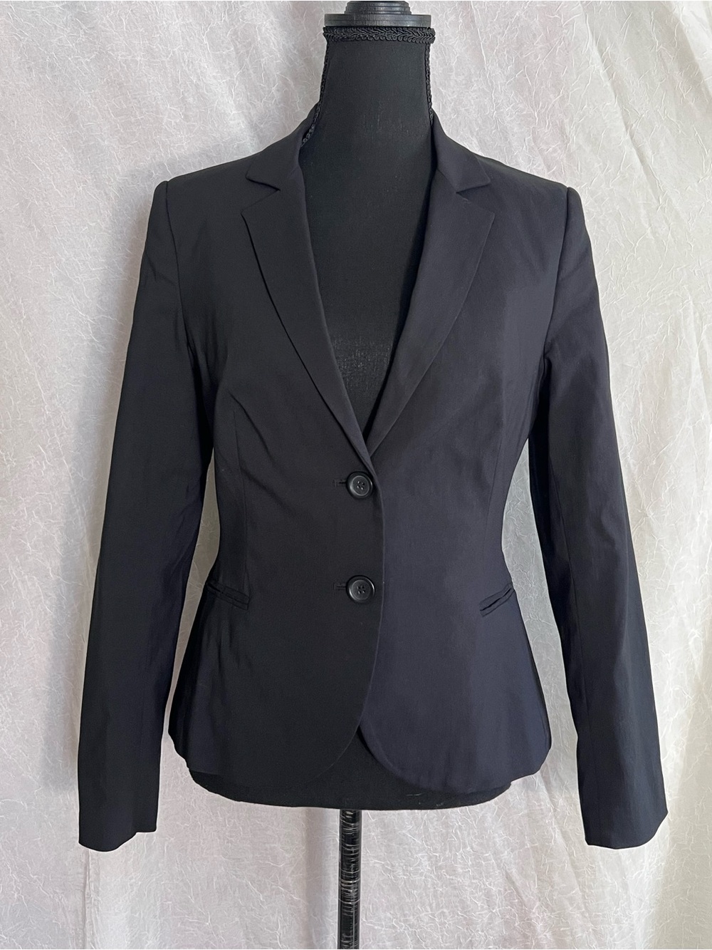 Express Black Women's Two-Button Blazer